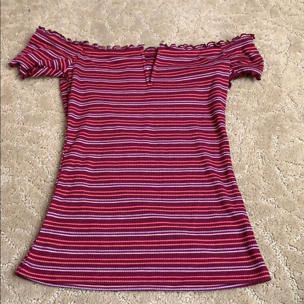 off the shoulder top (aeropostale; xs)